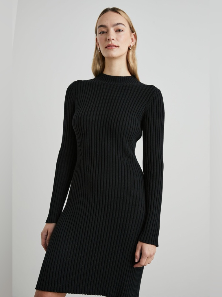 Rails Gillian Silk And Organic Cotton Knit Dress Nwt